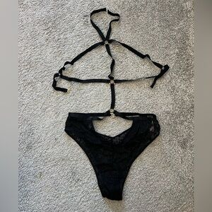 NWT Victoria’s Secret Black Lace Lingerie